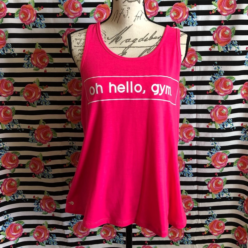 Ideology Active “Oh hello, gym” Graphic Tank Top